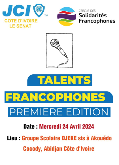 [9] Talents francophones 1ère édition à Abidjan (CI)